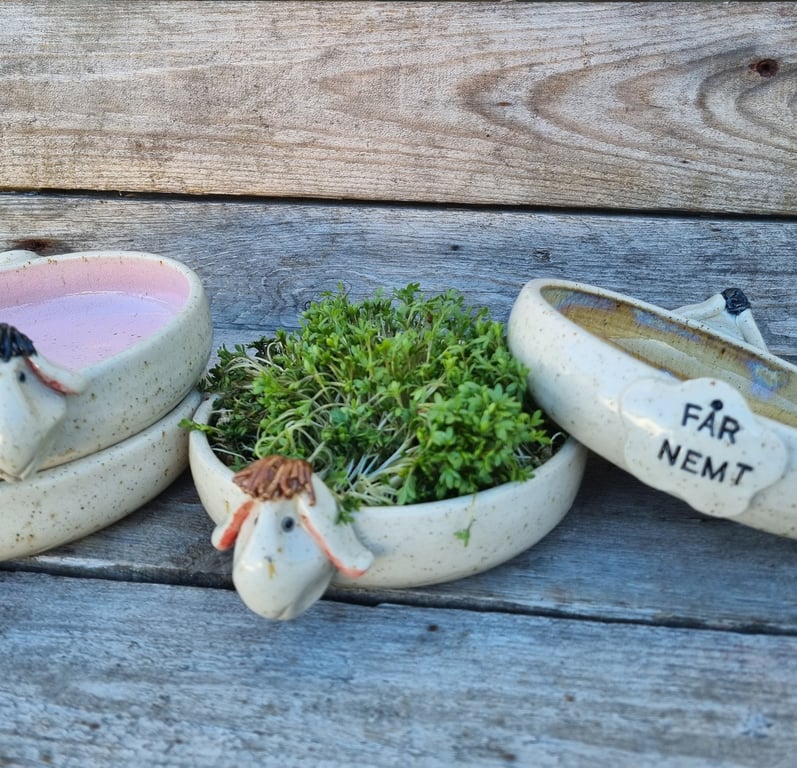 Karseskål "fårnemt" olivengrøn billede 5