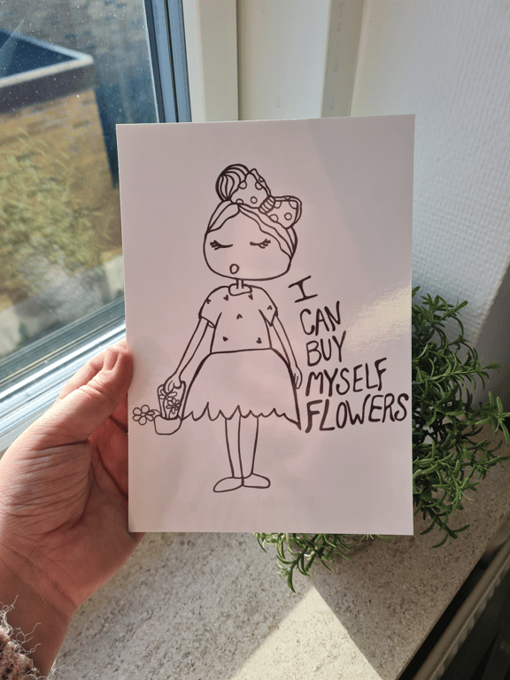 Kort: I can buy myself flowers (4)