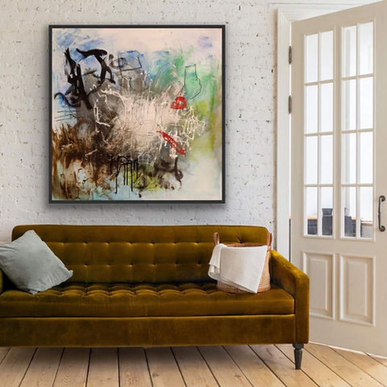 RUDOLPH THE RAINDEER (80x80) billede 3