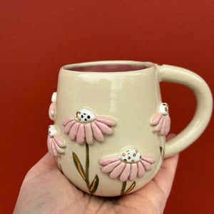 Lille blomsterkop med guld (uden bi) – produktbillede