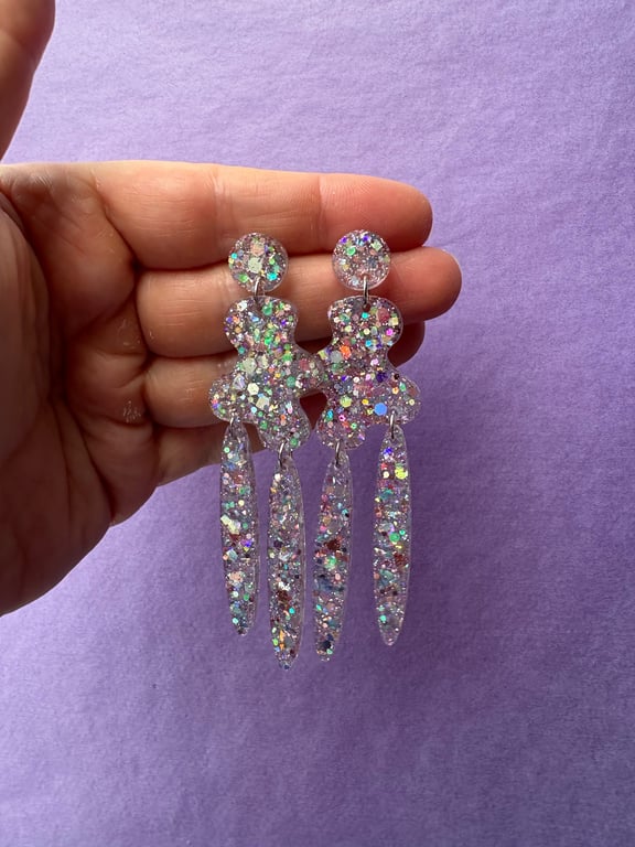 De lange og smukke i rosa/sølv