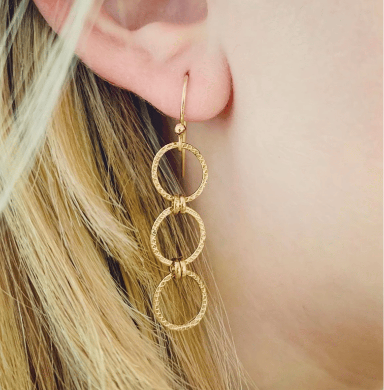 Circle earrings 