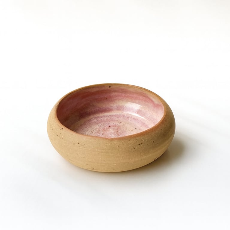 Rosa snack skål billede 6