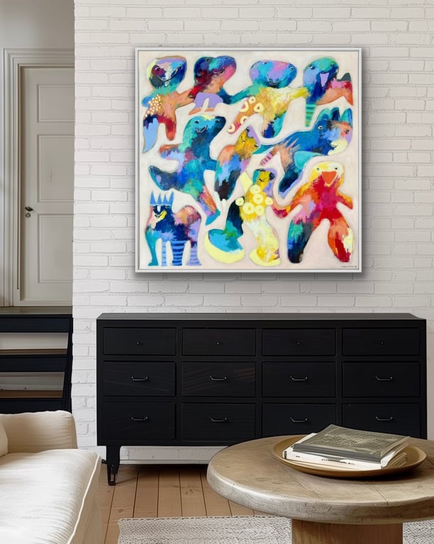 100cm x 100cm billede 4