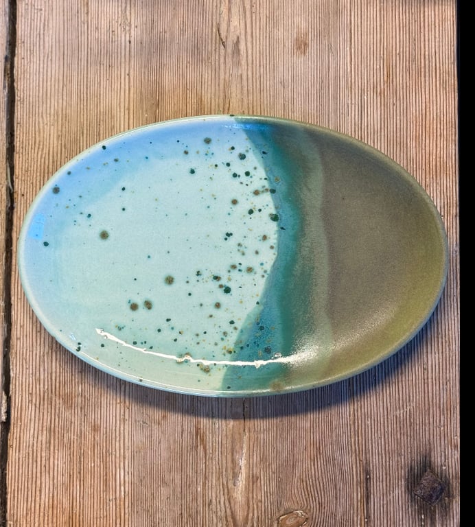 Oval tallerken / fad 24 cm