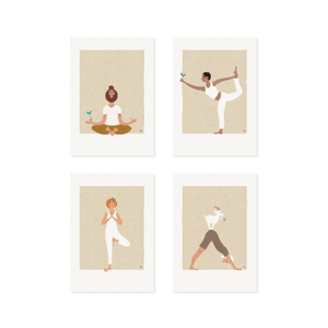 Yogafolk – plakatserie – produktbillede