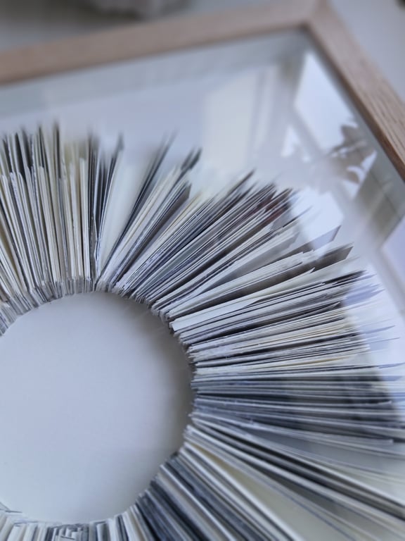 30x30cm relief, Indrammet  billede 5