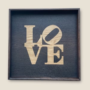 LOVE i røget eg – produktbillede