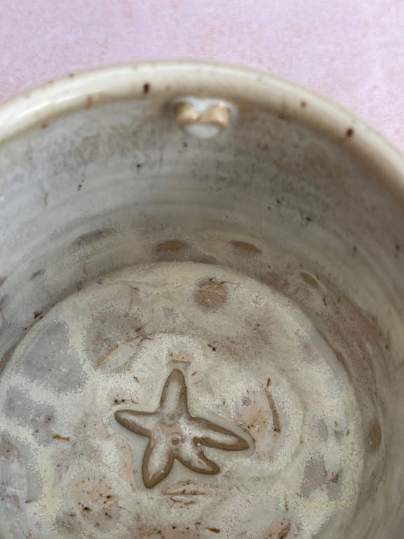 Strand kop. 390 ml. H: 8 cm billede 3