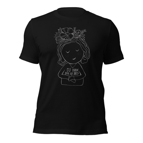T-shirt: du burde ikke en skid Sort 3XL  (2)