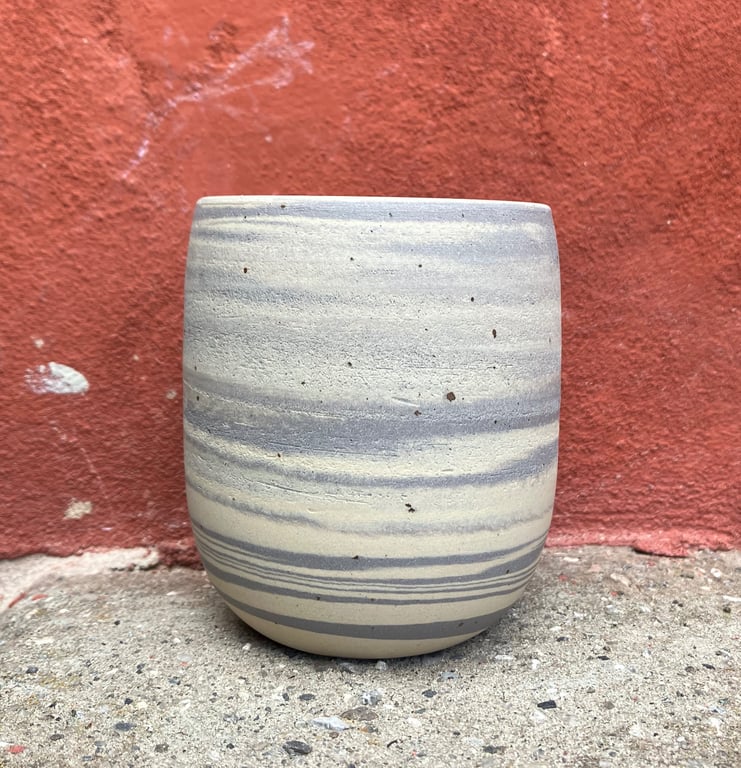 Marmoreret kop, lavendel 