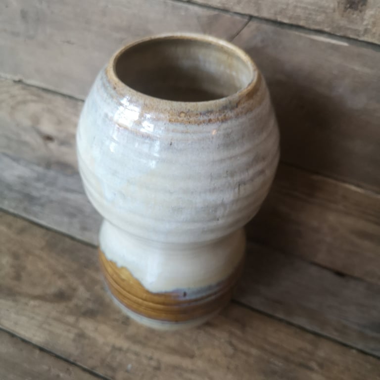 Vase i HAVSKUM glasur billede 2