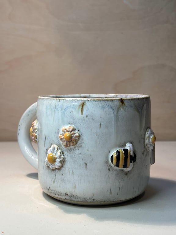 Tusindfryd kop m/tekst. 2 sortering. 380 ml. H: 8 cm billede 2