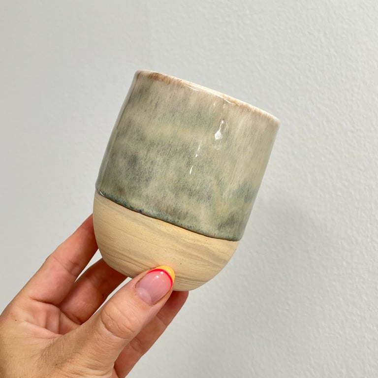 Gråmeleret kop billede 5