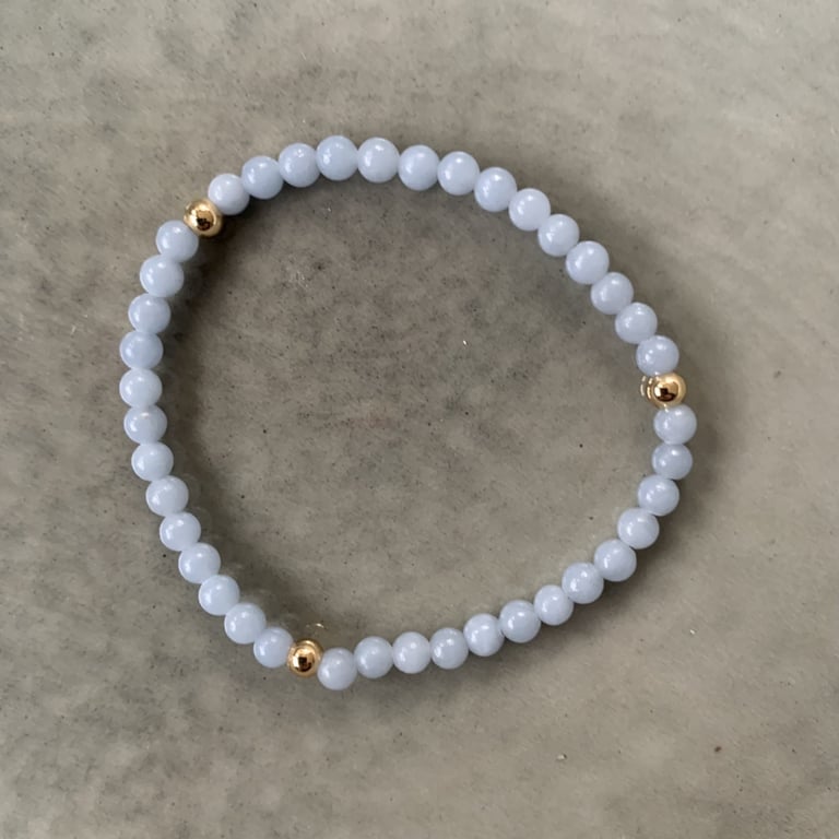 Angelit armbånd 4mm