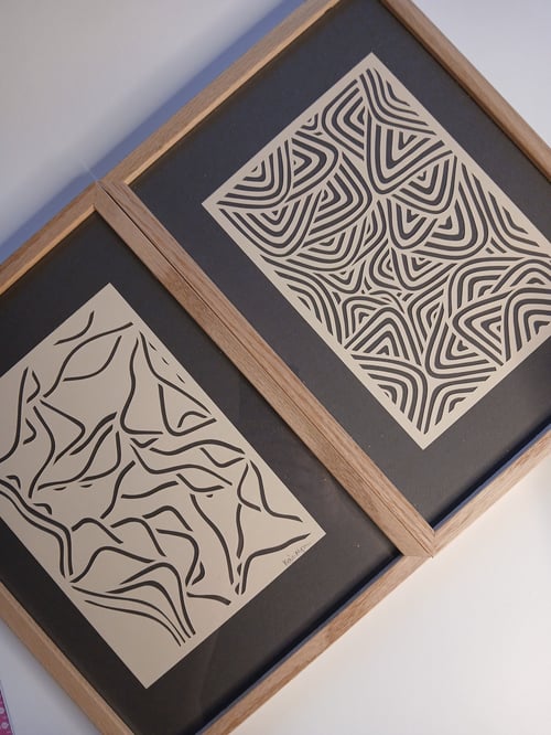 A4 papercut, indrammet  (2)