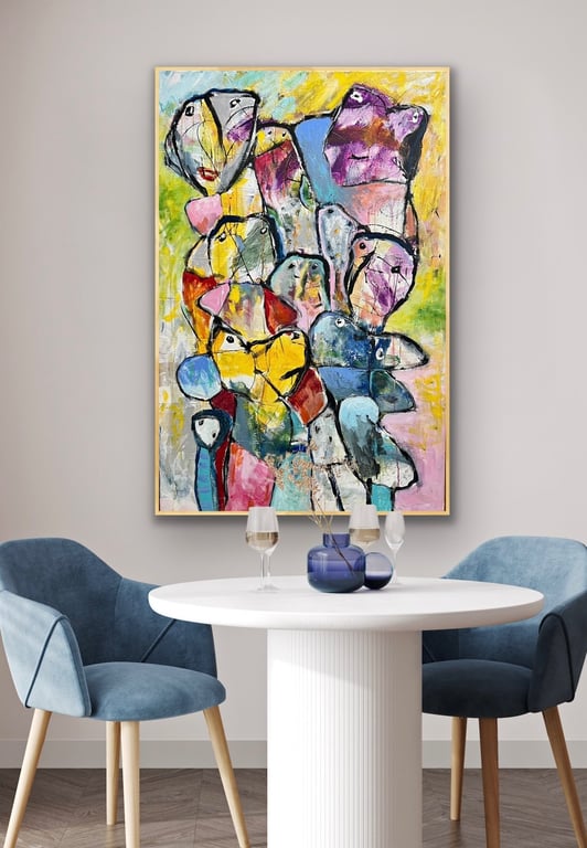 Maleri 80cm x 120cm billede 3