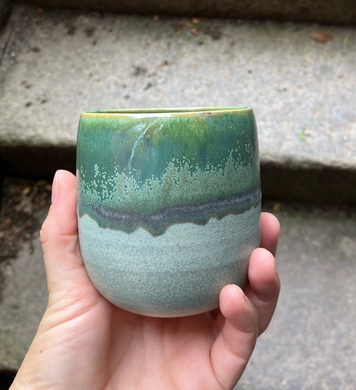 Hånddrejet kop billede 5