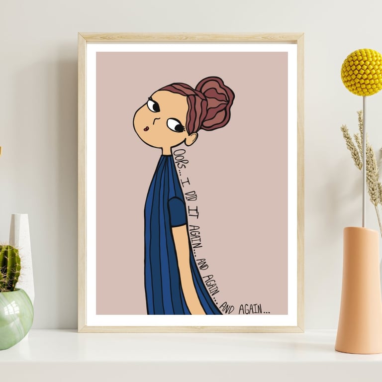 Plakat: Oops i did it again and again and again (2)