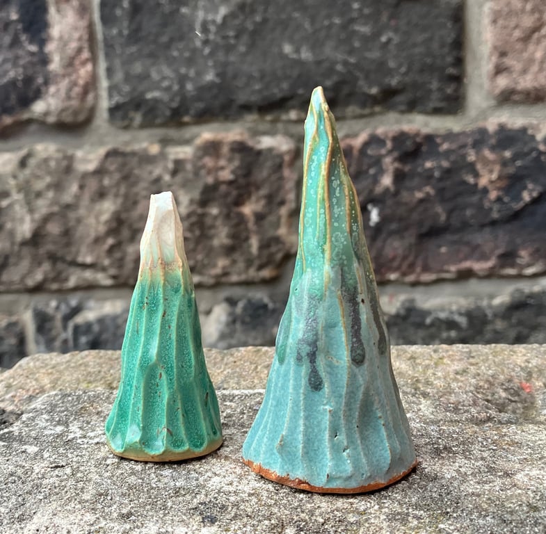 Unika juletræer - sæt med to træer billede 2