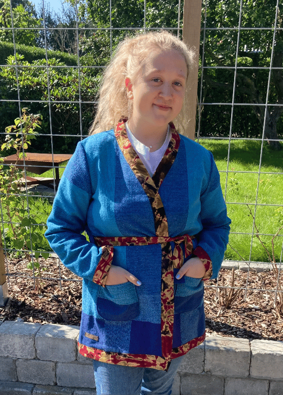 Colorblast jakke med afrikansk touch billede 5