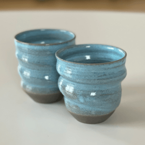 Kop, Cortado - spiraldrejet, lyseblå – produktbillede