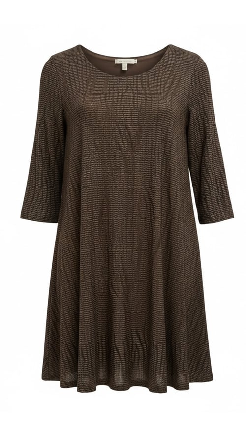 Helene viscose dress, Hot Chokolate blonde. Onesize 36-44. (3)
