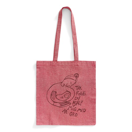 Mulepose: tak fordi du hjalp mig med at gro Mørkerød 