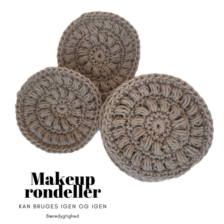 Makeup Rondeller - Beige 10 stk.