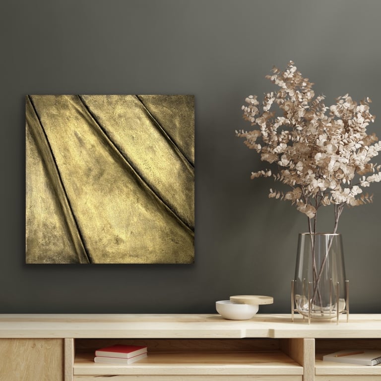 ARTDECO 40x40 - GYLDENT ØJEBLIK billede 3