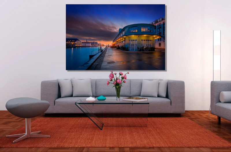 Solnedgang over Københavns havn billede 2