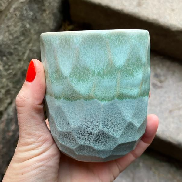 Facetskåret unika kop billede 3