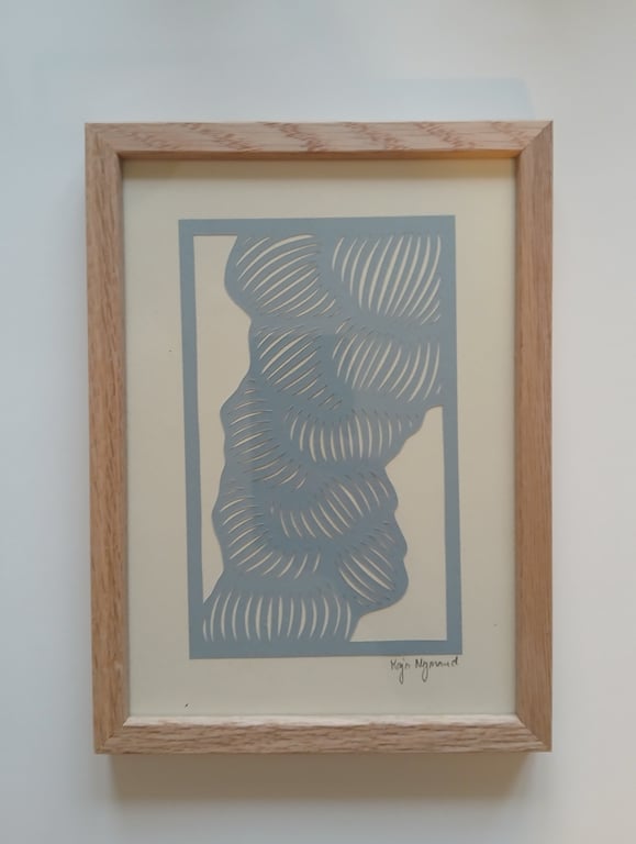 A5 papercut, indrammet  (2)