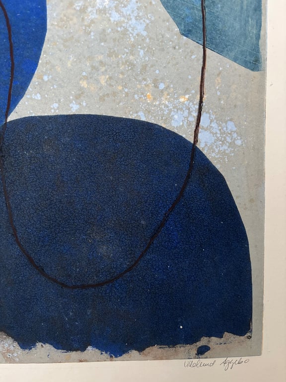 Blå sten ved stranden  billede 5