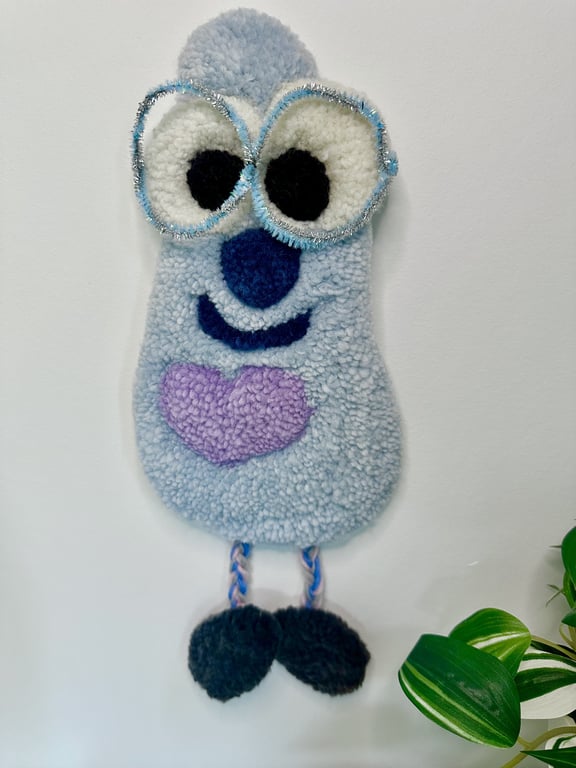 Tuftet vægophæng i uld – Håndlavet til børneværelset  billede 5