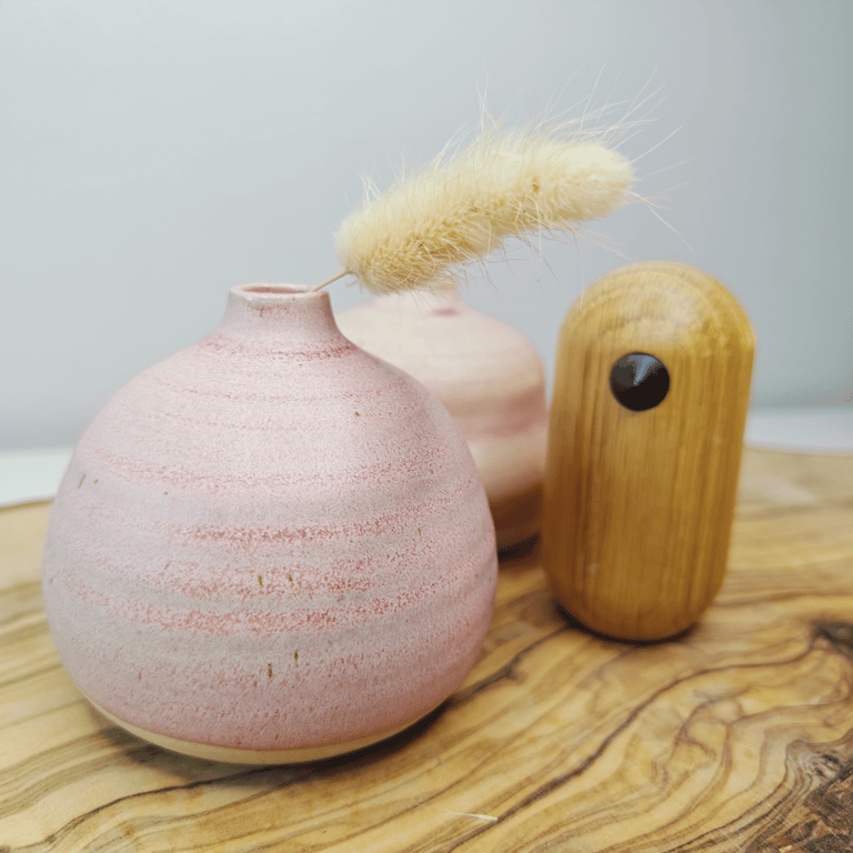 Lyserød mini vase 