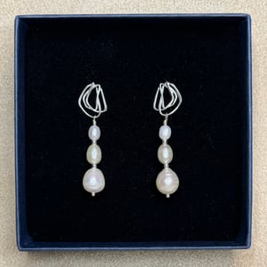 Pearla - Øreringe (Sterling Sølv) – produktbillede