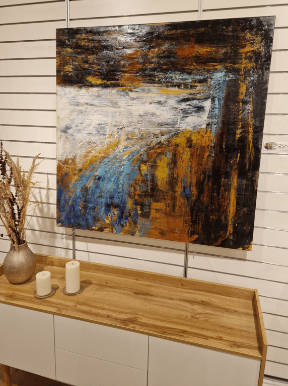 #1274  120 x 120 cm SOLD billede 5
