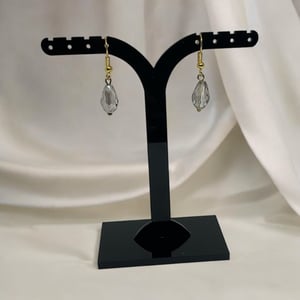 Sorte Øreringe – produktbillede