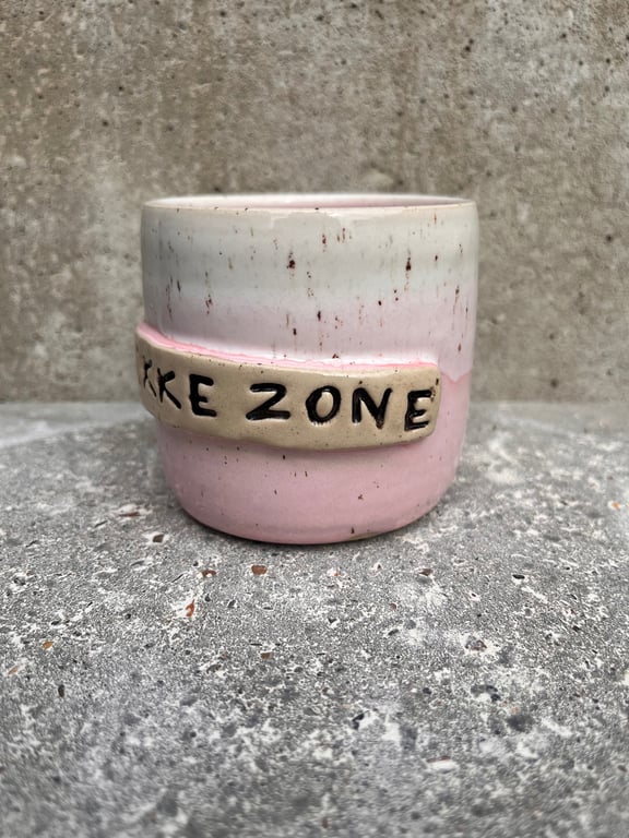 Strikke zone krus. 330 ml. H: 8 cm billede 5