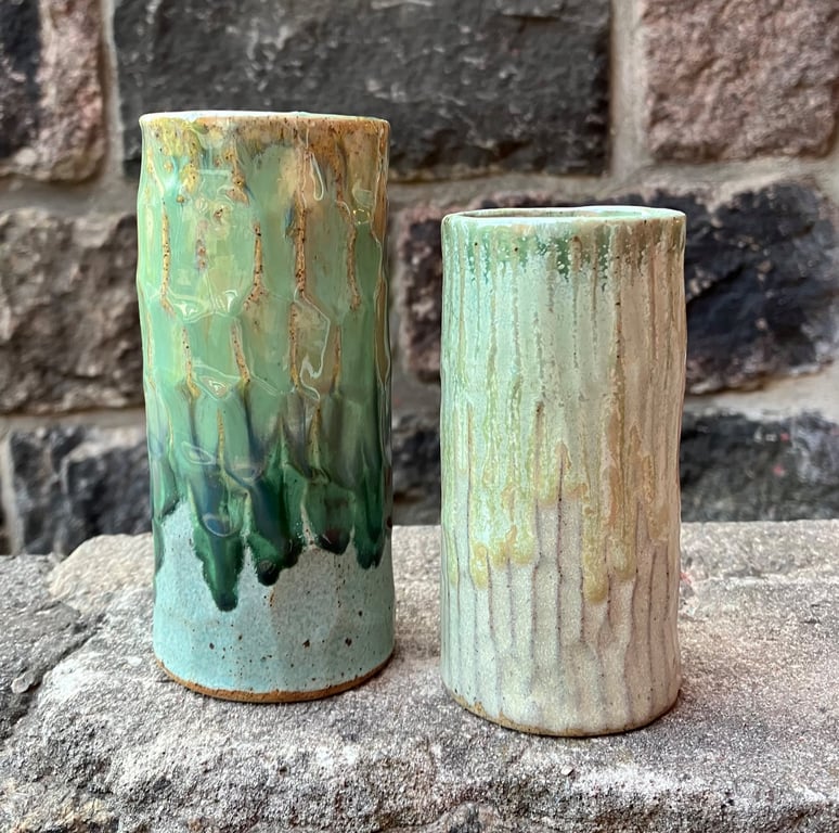 Vase, facetskåret  billede 3