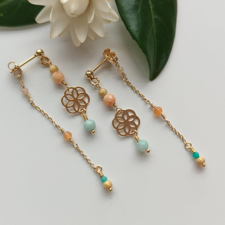 Koralrevet øreringe