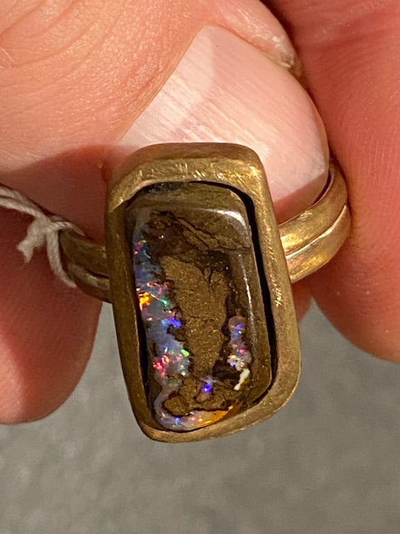 Boulder rough weld bronze billede 3