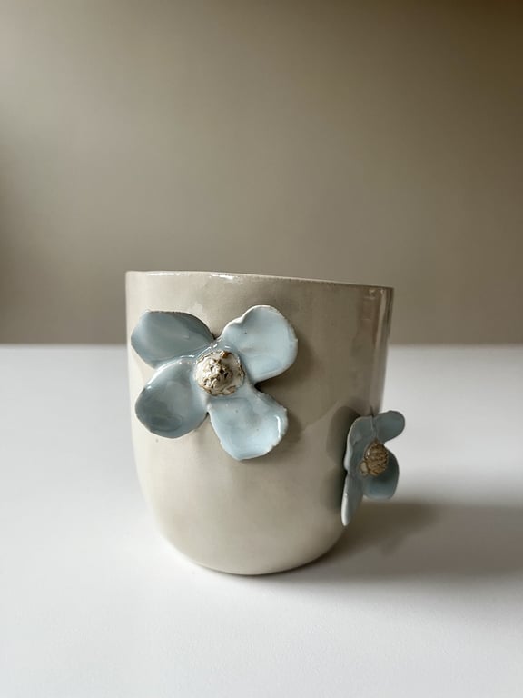 Blå blomsterkop No.6 billede 2