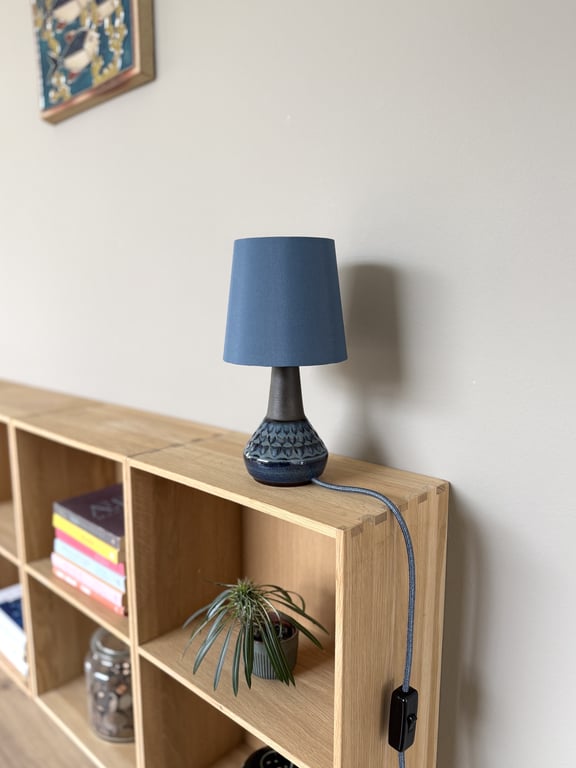 Upcycled vintage bordlampe - Søholm Keramik billede 4