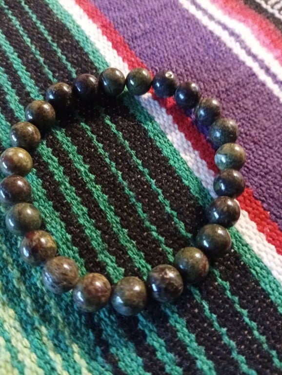 Armbånd med Drageblods-sten billede 2
