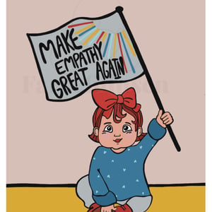 Plakat: Make empathy great again – produktbillede