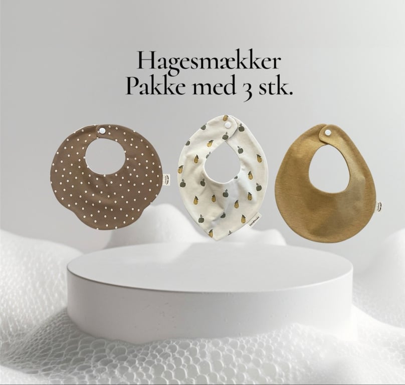 Hagesmæk pakke med 3 varianter. 