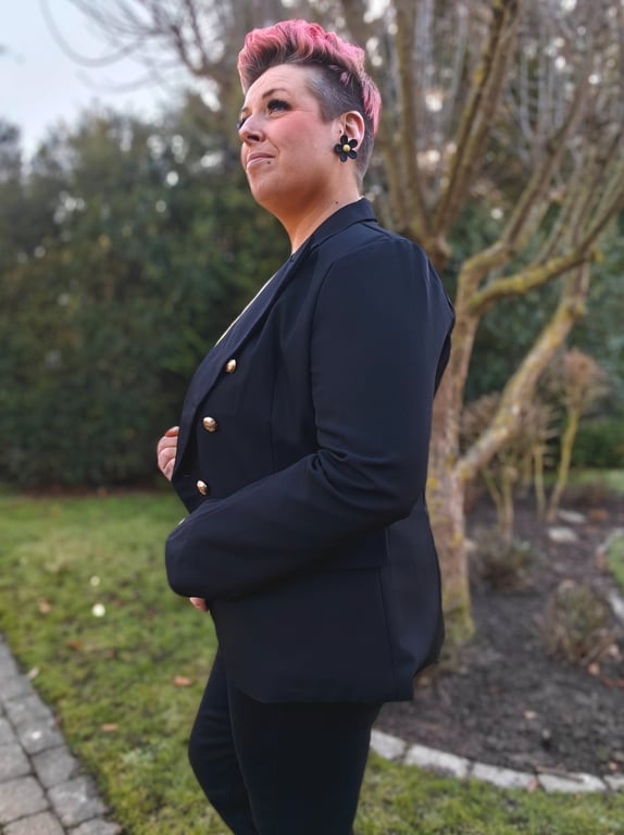 Hannah Blazer Sort billede 2