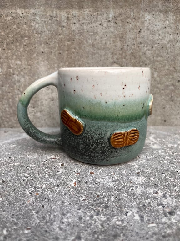 Garnnøgle krus. 380 ml. H: 8,5 cm billede 3